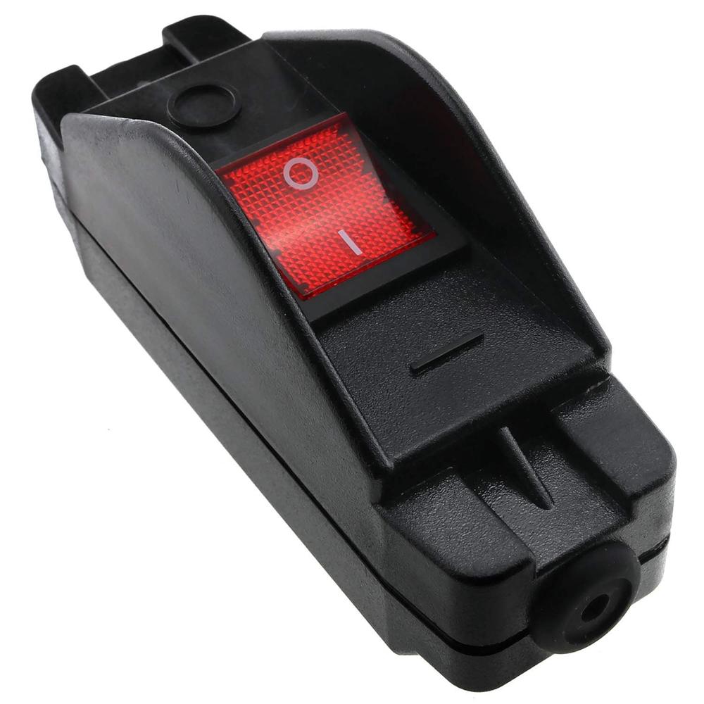 thinkstar Inline Cord Switch 250V 30A Black Inline On/Off Rocker Button ...