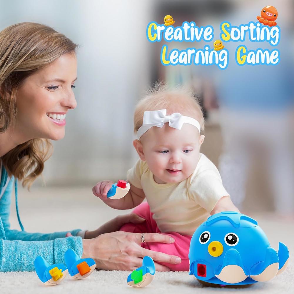 Sorting Octopus thinkstar Octopus Sorting Toys, Preschool Learning Activities Matching ...