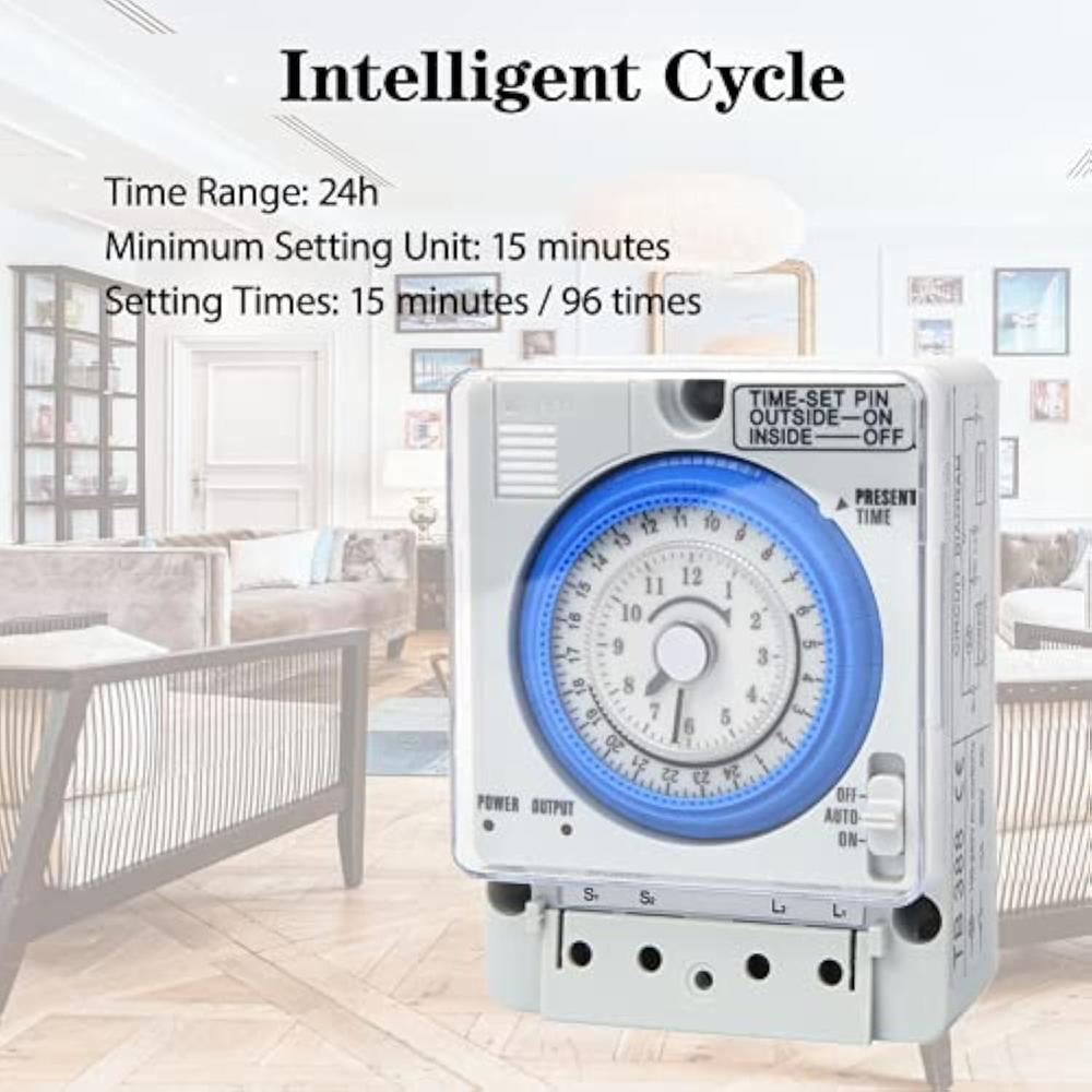 thinkstar Time Switch Relay Programmable 24H Ac250V 20A Time Switches ...