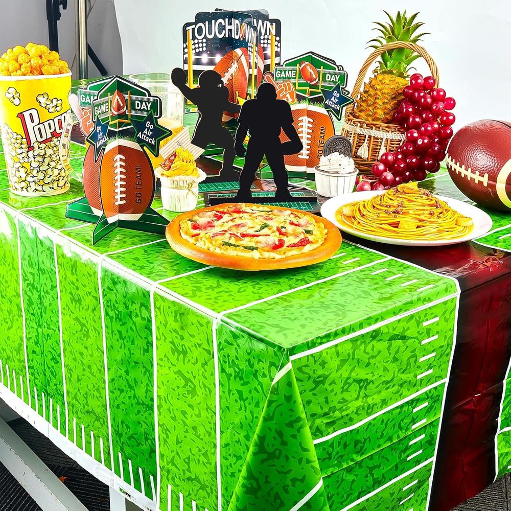 thinkstar 52 Pcs 3D Football Table Centerpiece Football Party ...