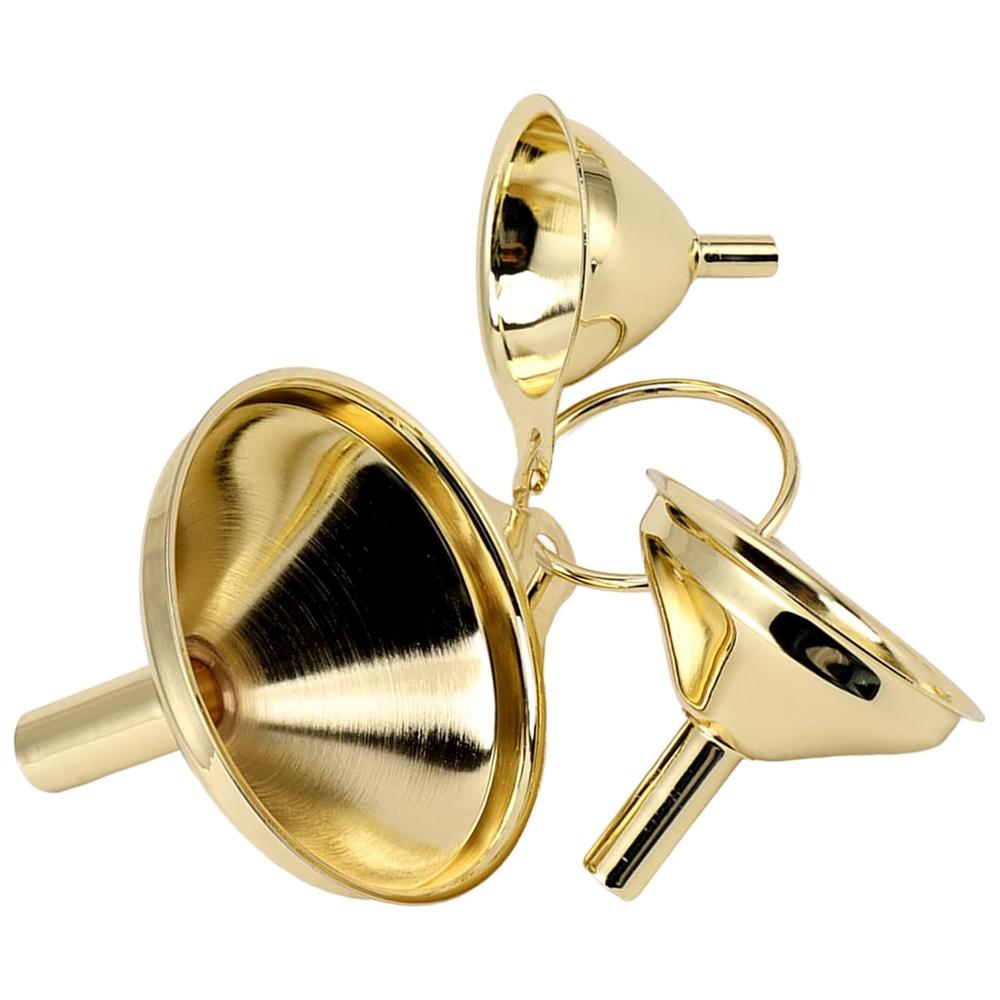 thinkstar Gold Stainless Steel Funnel, Accurate Narrow Valve Rod ...