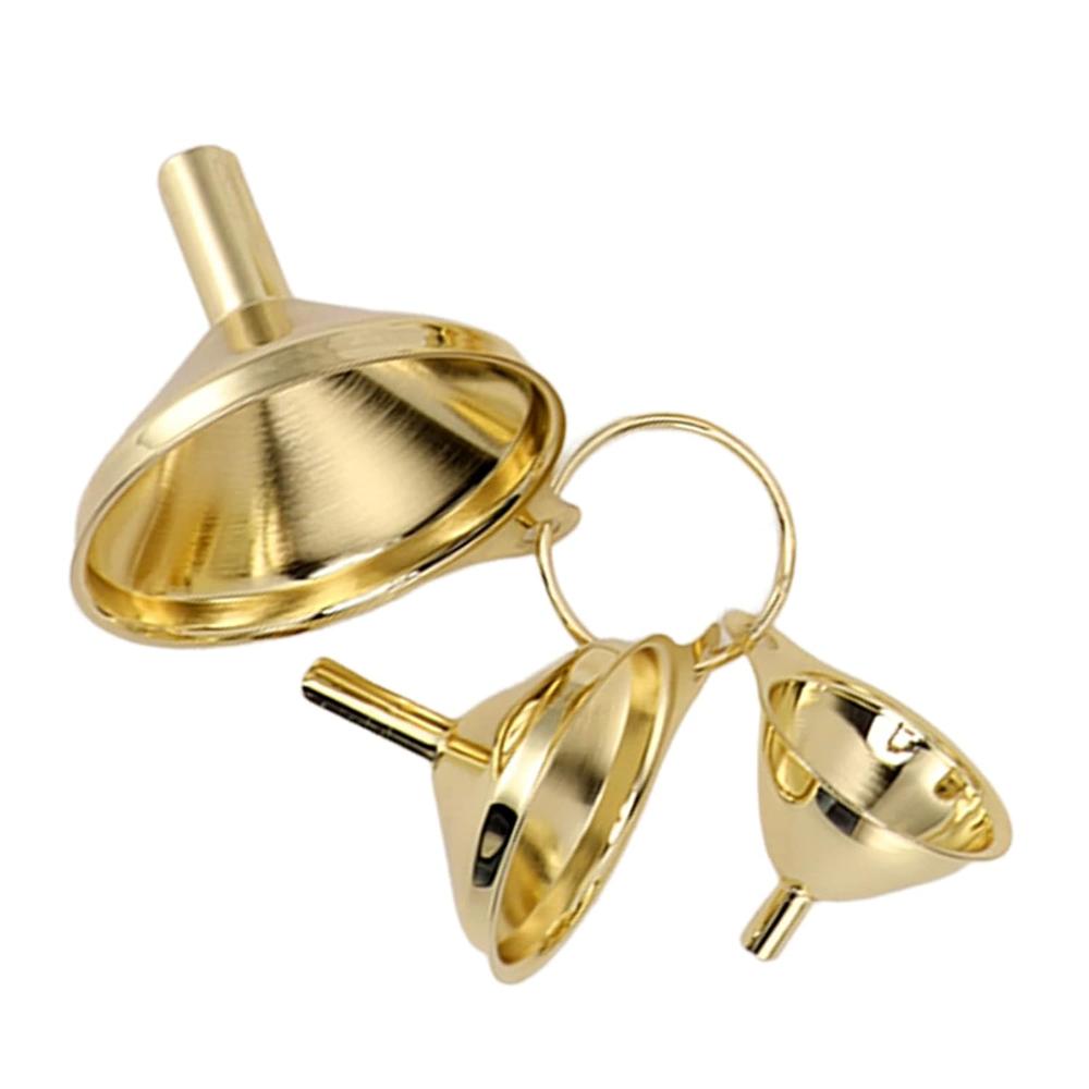 thinkstar Gold Stainless Steel Funnel, Accurate Narrow Valve Rod ...