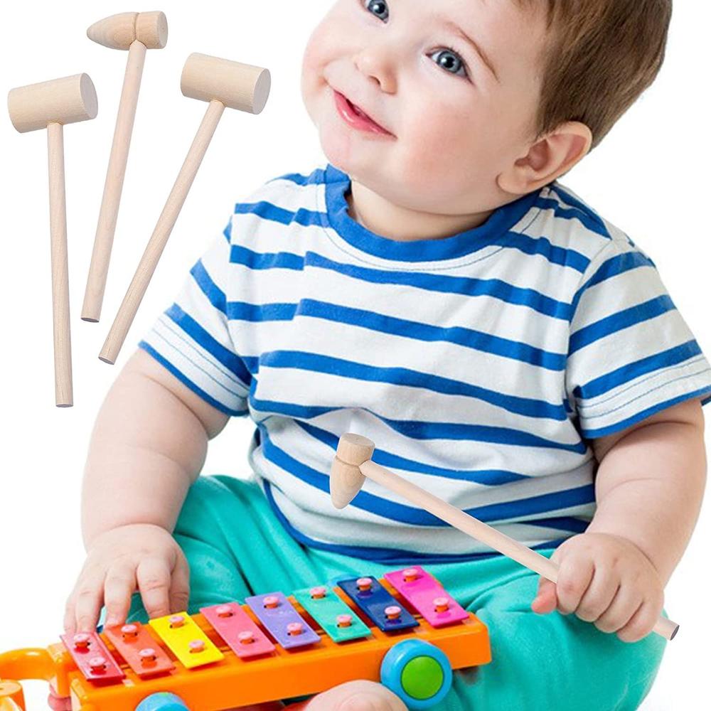 10 of Wooden Small Hammers for Chocolate Mallets 14.7cm 10 of Wooden Small Hammers for Chocolate Mallets 14.7cm
