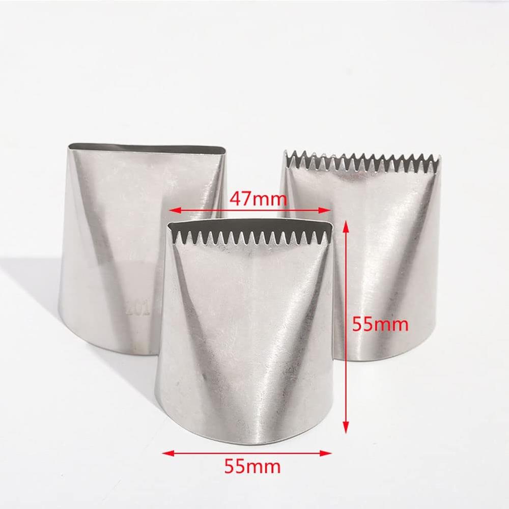 5Pcs/Set Leaf Nozzles Stainless Steel Icing Piping... U2013 Vicedeal