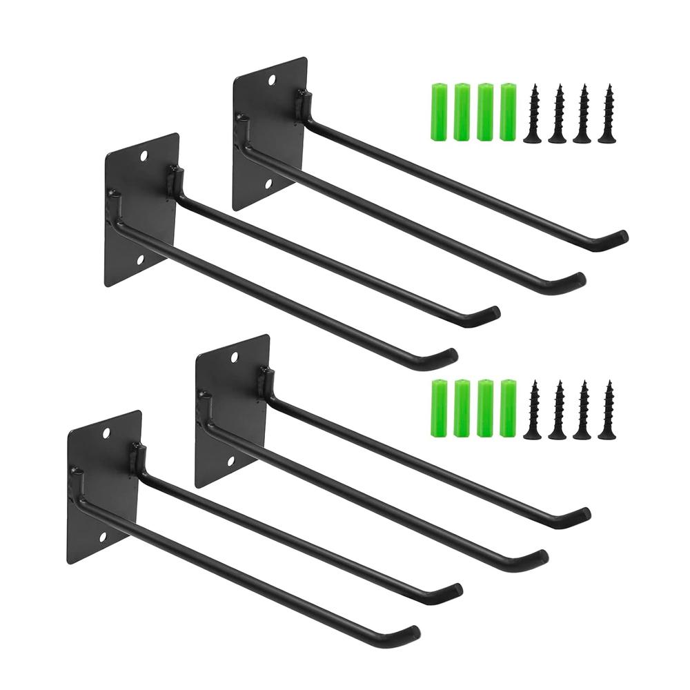 thinkstar 4Pcs Garage Storage Hooks (Hook Length: 9.84