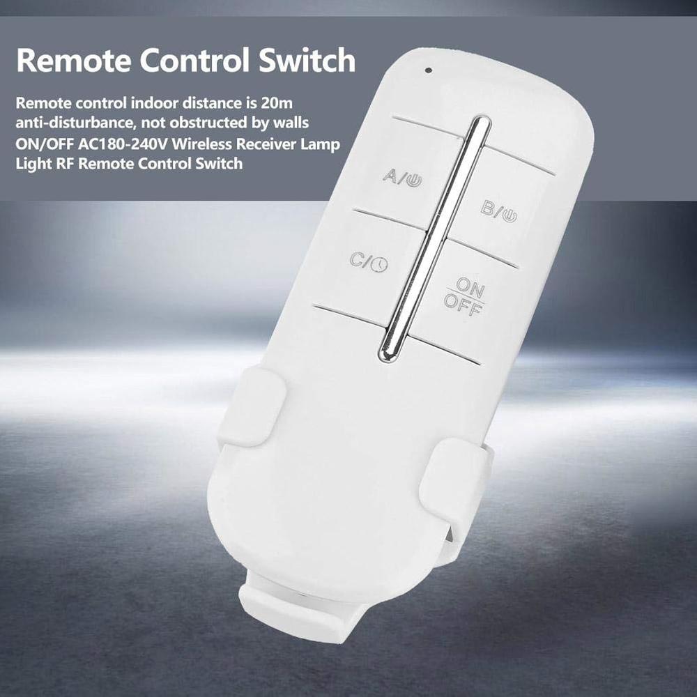 thinkstar Rf Wireless Remote Control Switch, 1/2/3/4 Ways Wireless On ...