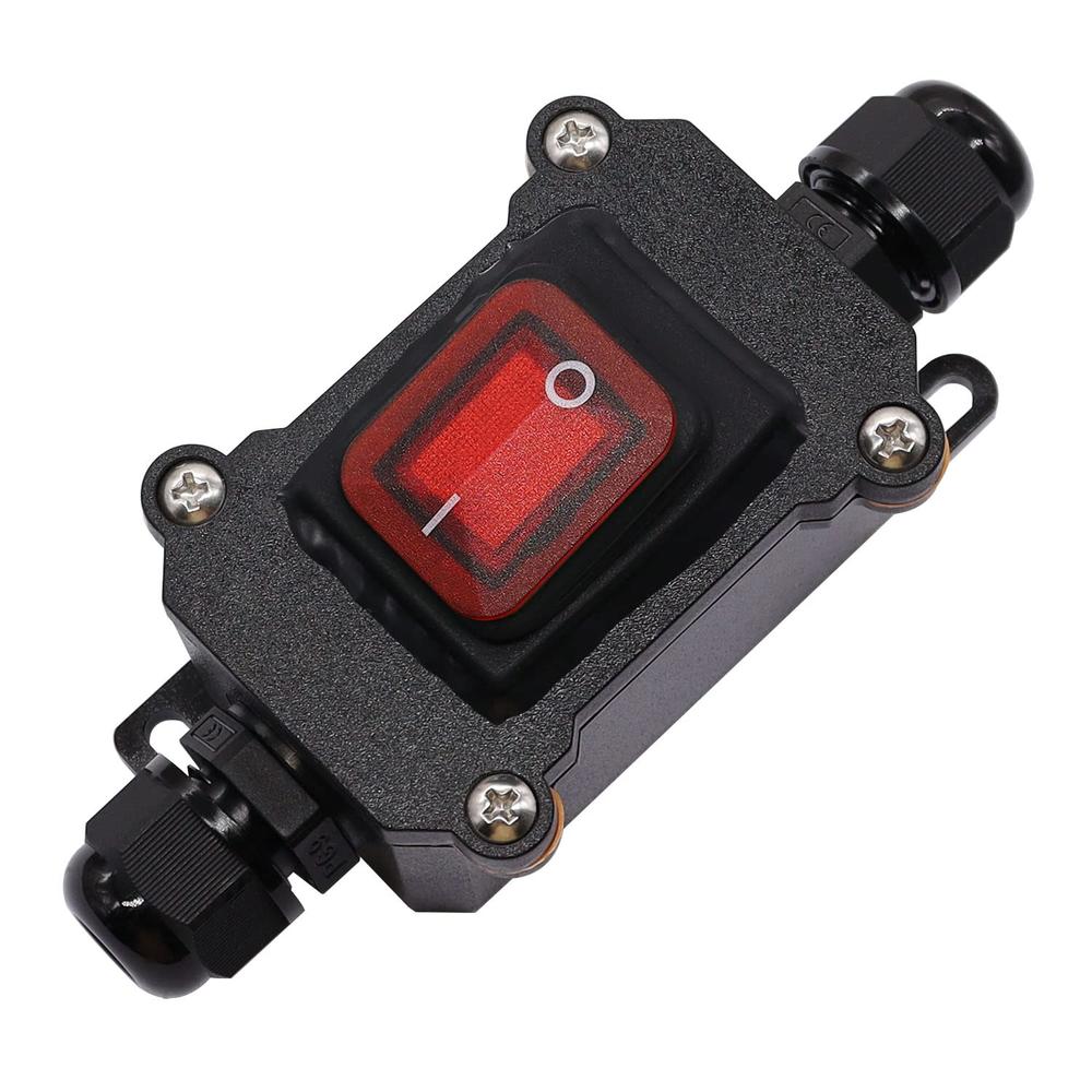 thinkstar Ip67 Waterproof Inline Cord Switch On/Off 20A 250V/16A 125V
