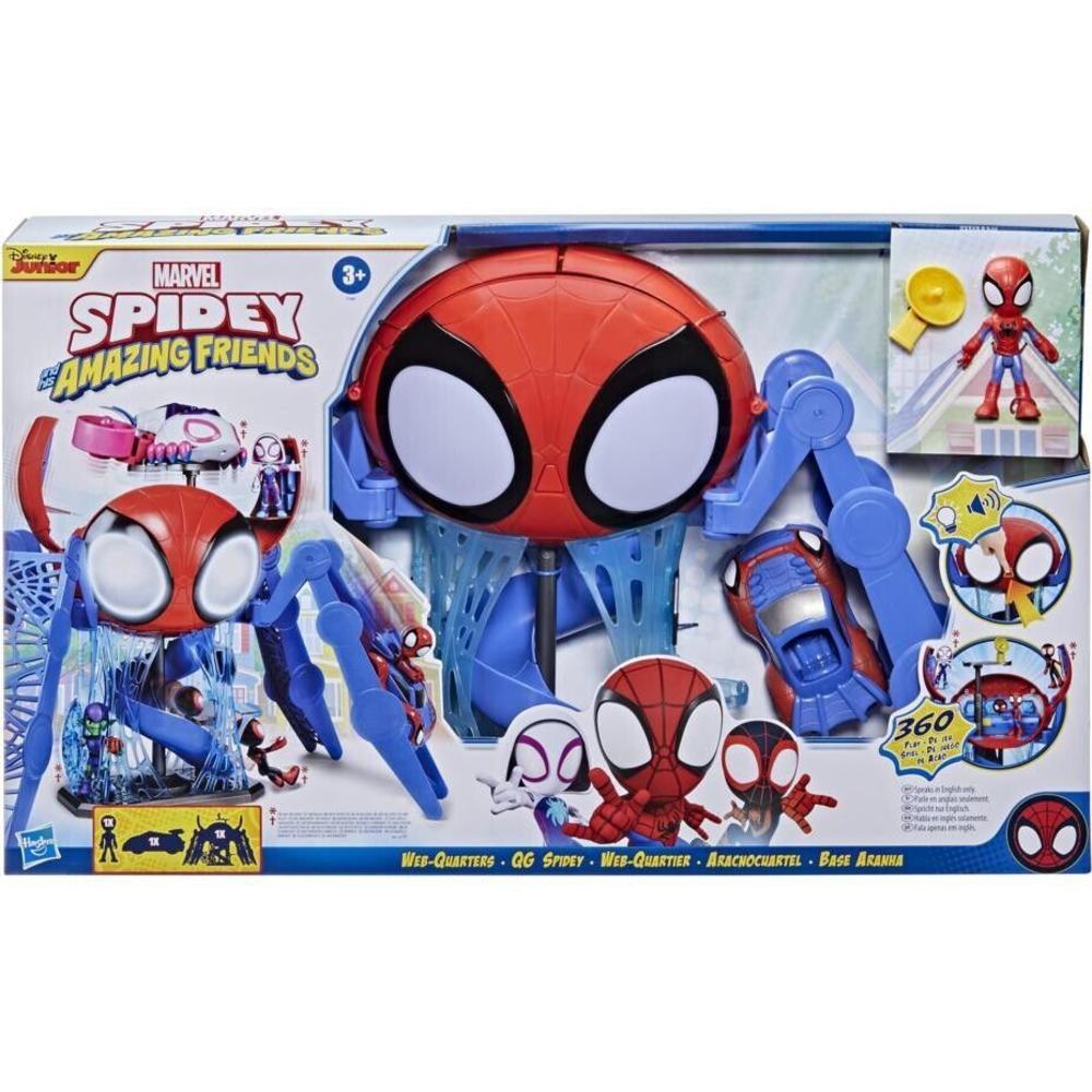 Hasbro Marvel Spidey & His Amazing Friends Web-Quarters Playset