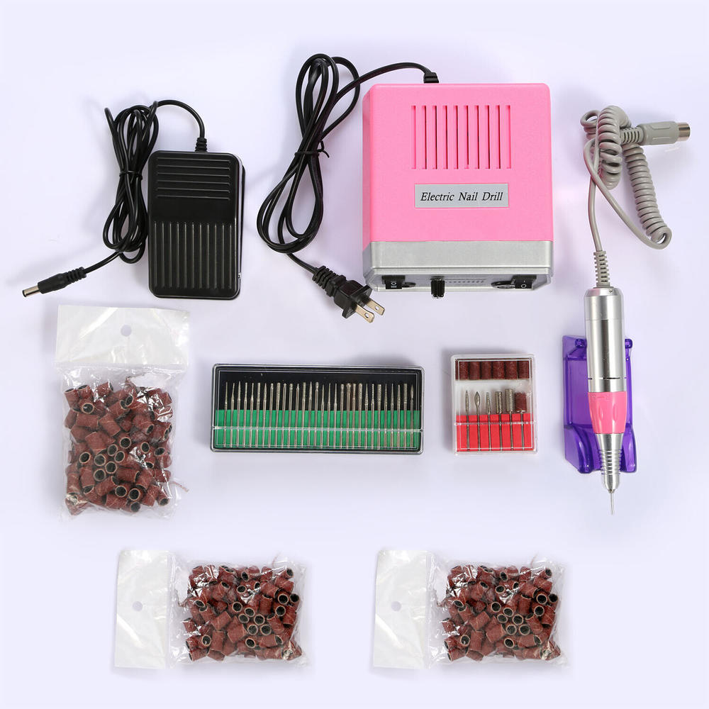 imountek Electric Nail File Drill Manicure Machine Art Acrylic Pedicure Tool Set Kit Bits