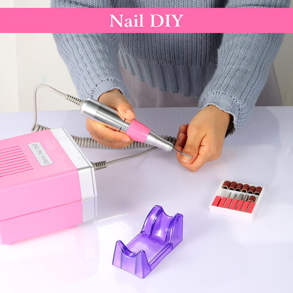 imountek Electric Nail File Drill Manicure Machine Art Acrylic Pedicure Tool Set Kit Bits