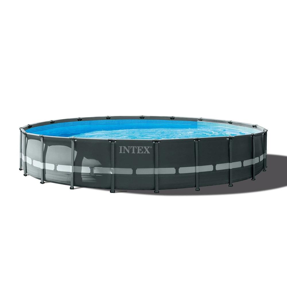 Intex 20ft x 48in Ultra XTR Round Pool Pump Ladder Lounger (2 Pack) & Cooler