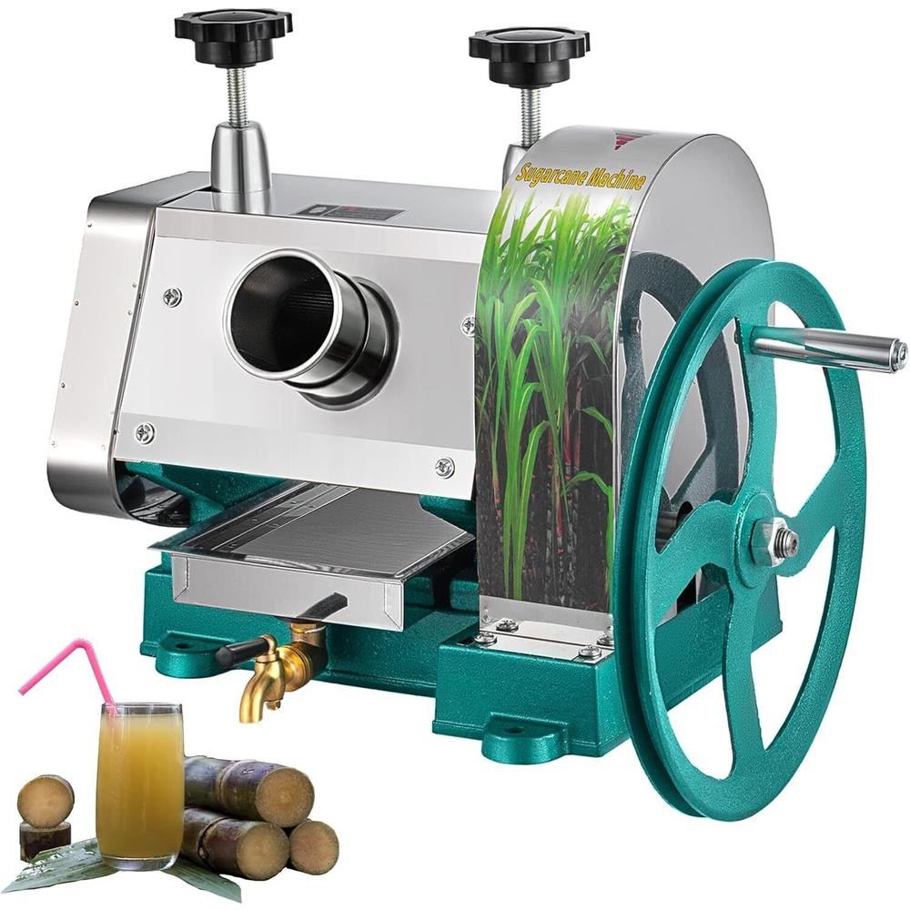 VEVOR Commercial Sugarcane Juicer Machine Stainless Steel Sugar Cane Press Extractor