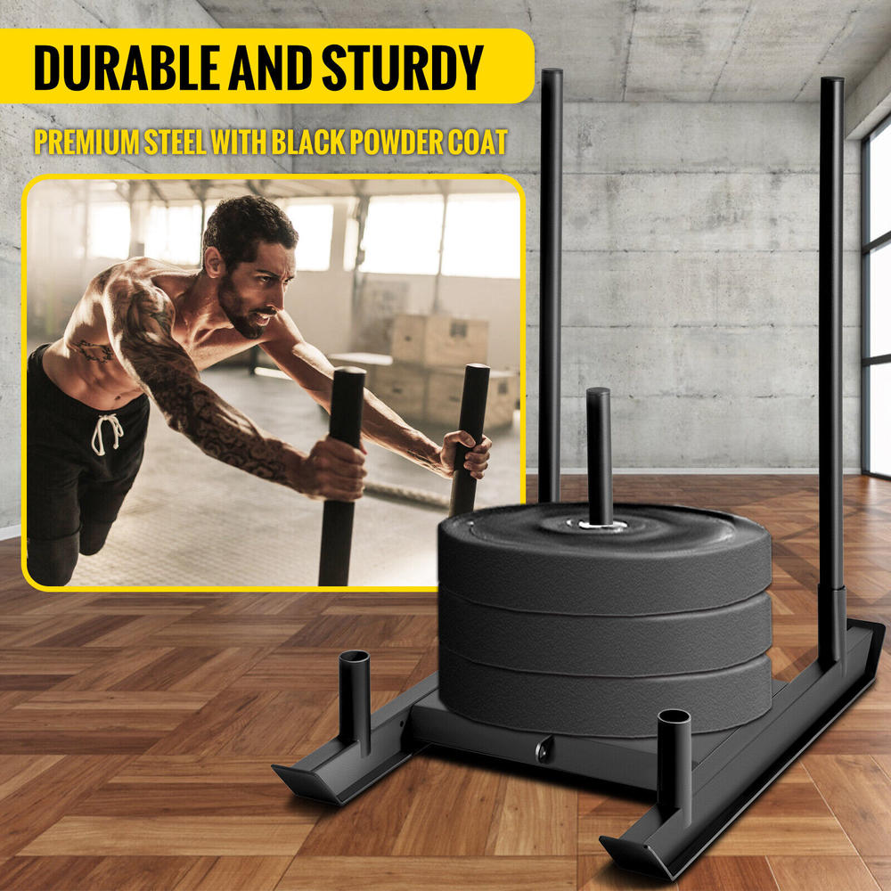 VEVOR Weight Sled System Push Pull Drag Power Speed Athlete Training Strength Workout