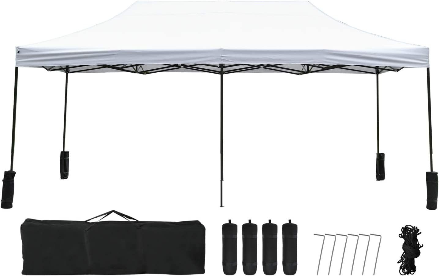 thinkstar Pop Up Canopy 10X20 Pop Up Canopy Tent Folding Protable Ez Up Canopy Party