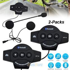 thinkstar 2X Bt-10 Bluetooth Motorcycle Helmet Headset Wireless Hands-Free Speaker W/ Mic