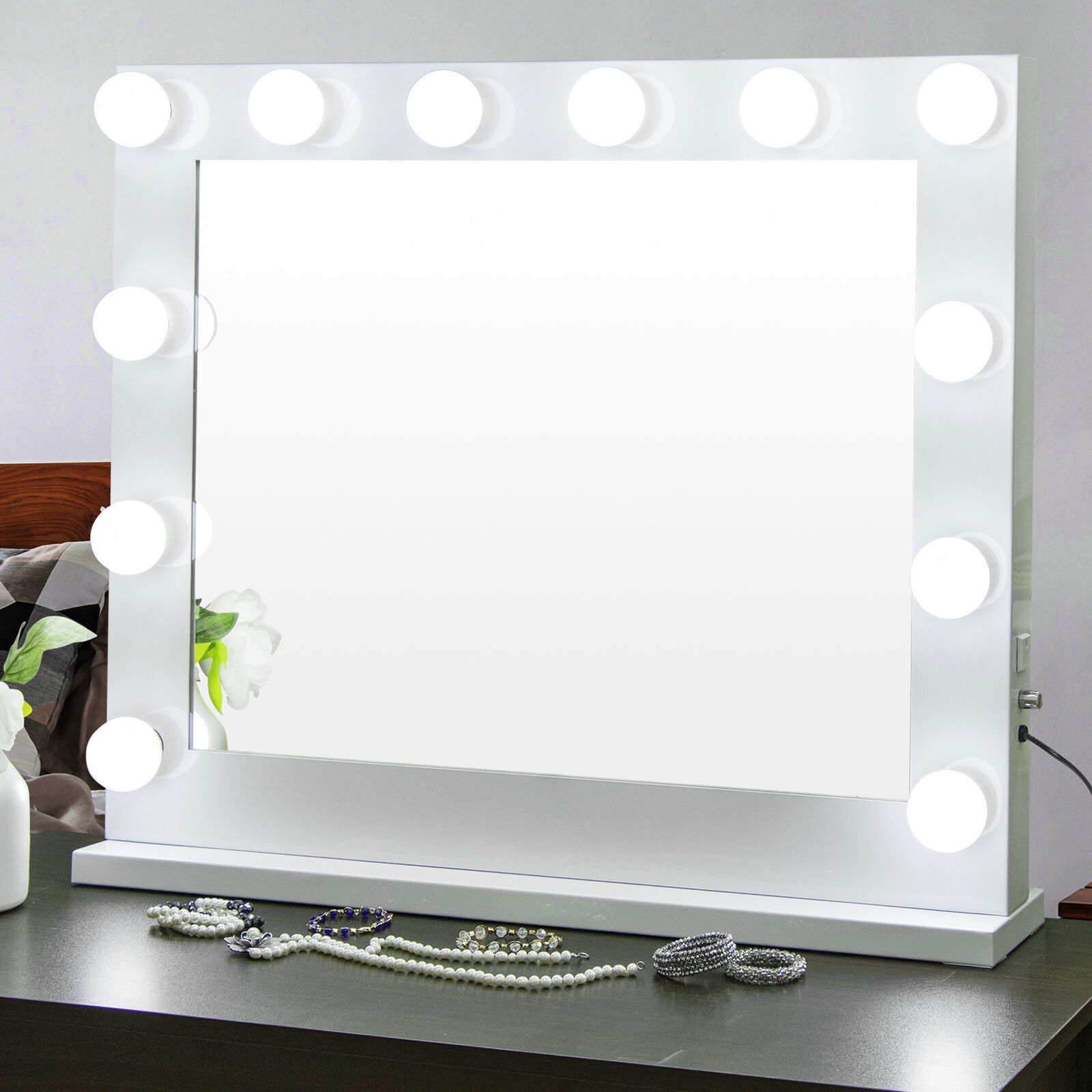 thinkstar 14 Dimmable Leds Bulbs Vanity Mirror With Lights Hollywood Style Makeup Mirror