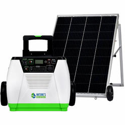 thinkstar Nature'S Generator 1800 Watt Portable Inverter Generator With Solar Power Panel