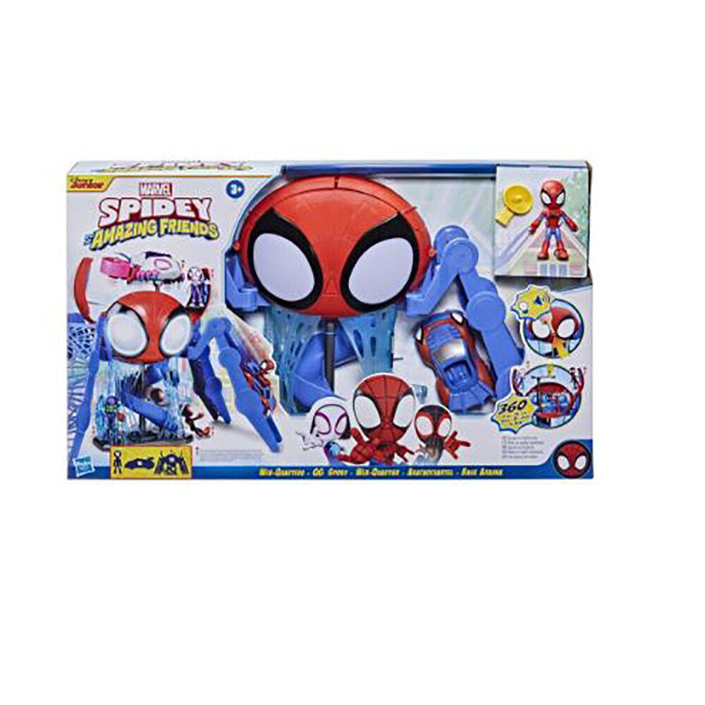 Hasbro Marvel Spidey and His Amazing Friends Web-Quarters Playset