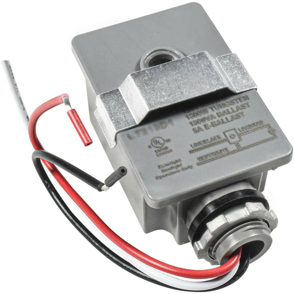 Hardwired Switch Module Kit HQRP 2-Pack Photocell Thermal Type Light Sensor Stem Mount Dusk Dawn ...