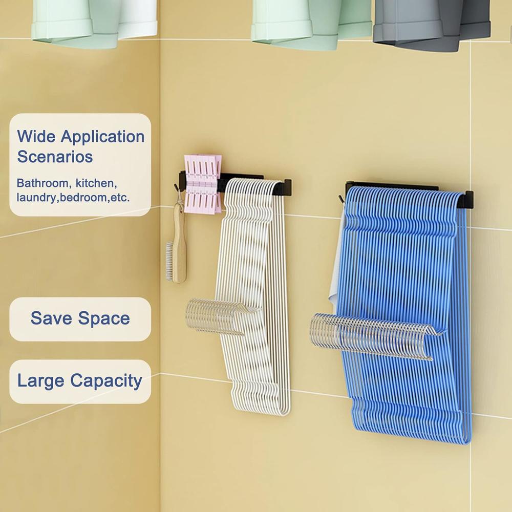 thinkstar 2 Pack Hanger Storage Stacker Stand,Hanger Organizer Stacker ...