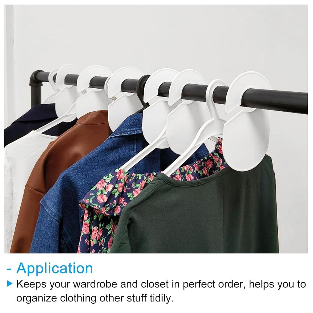 thinkstar Clothes Dividers, 6 Pack Closet Clothing Rack Size Dividers ...