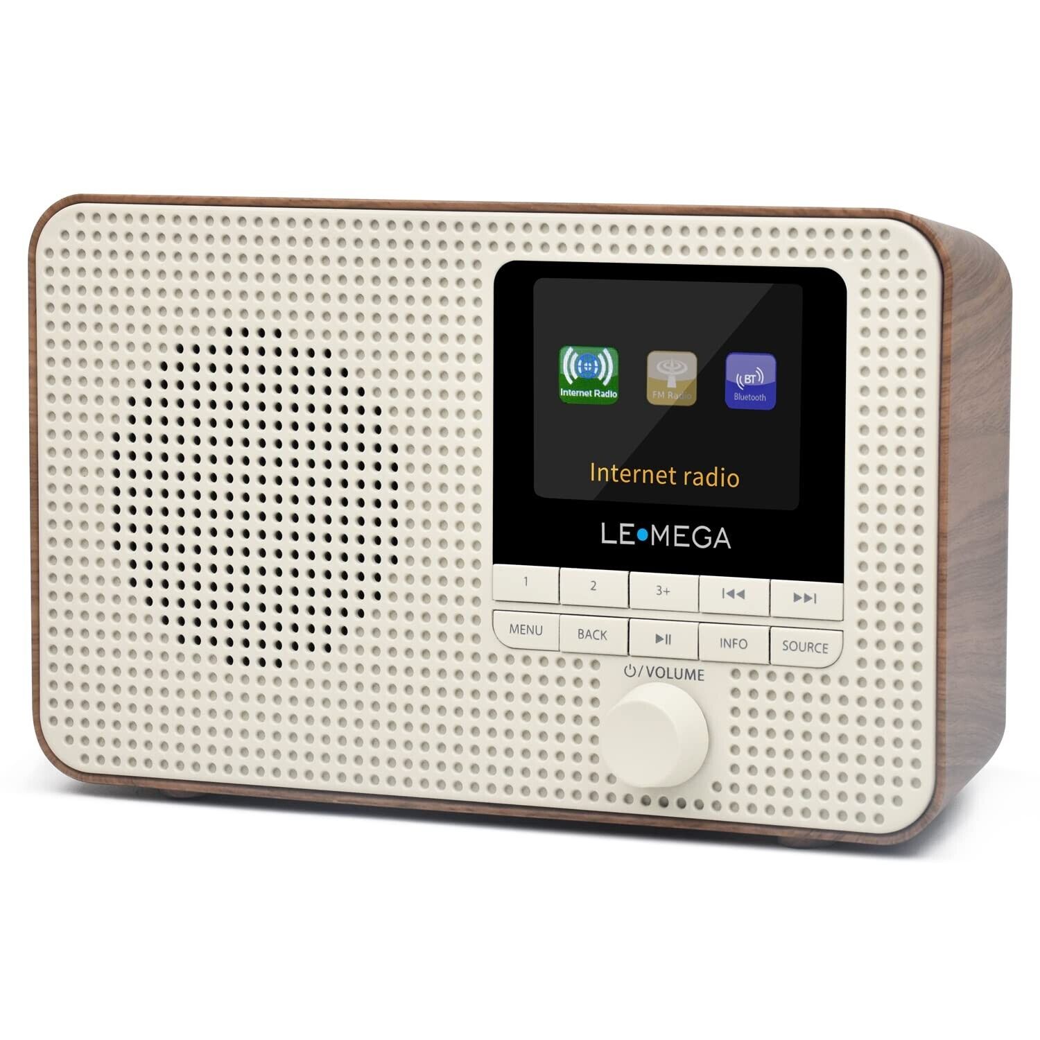 thinkstar Ir1 Portable Wifi Internet Radio, Fm Digital Radio, Bluetooth, Dual Al...