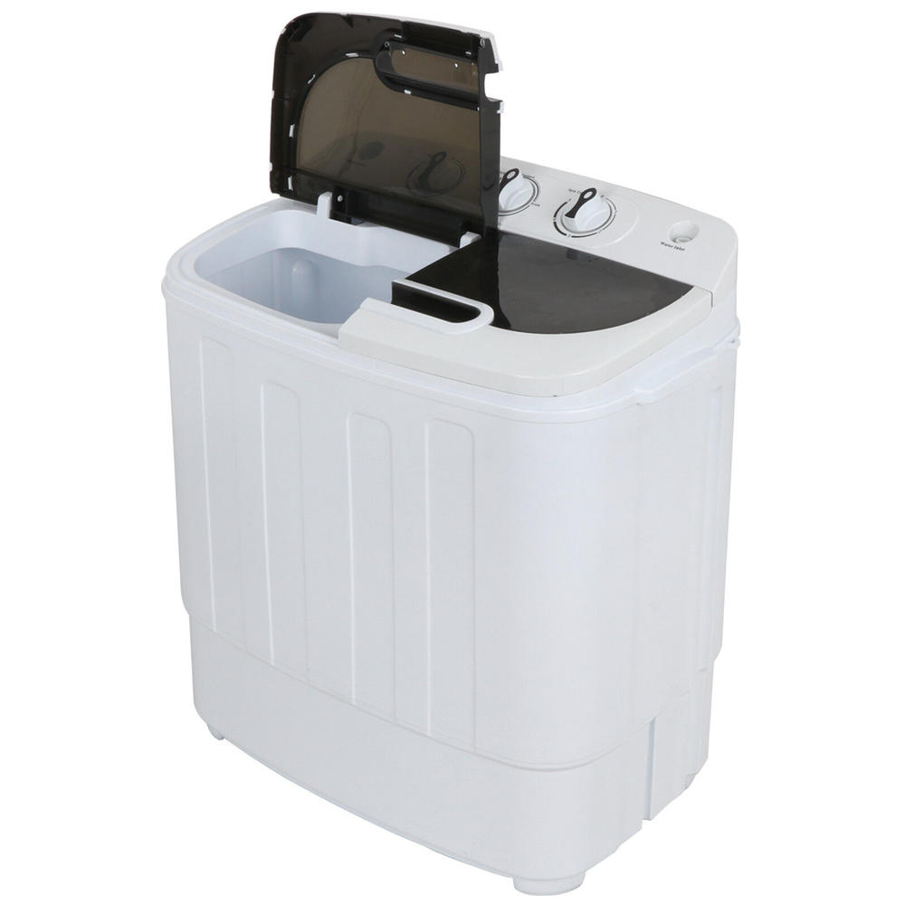 thinkstar Compact Portable Washer & Dryer With Mini Washing Machine And Spin Dryer, White