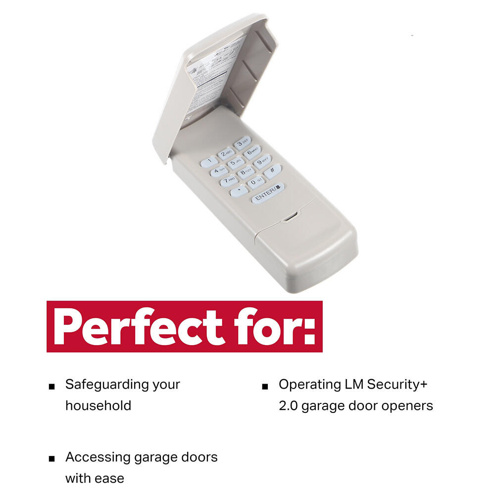 thinkstar For Liftmaster 877Lm Wireless Garage Door Keyless Entry ...