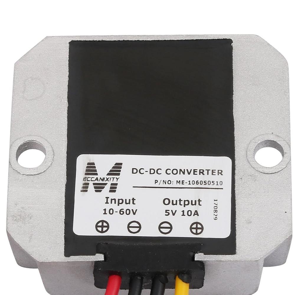 uxcell Power Converter Regulator DC 48V/60V to DC 5V 10A 50W Waterproof ...