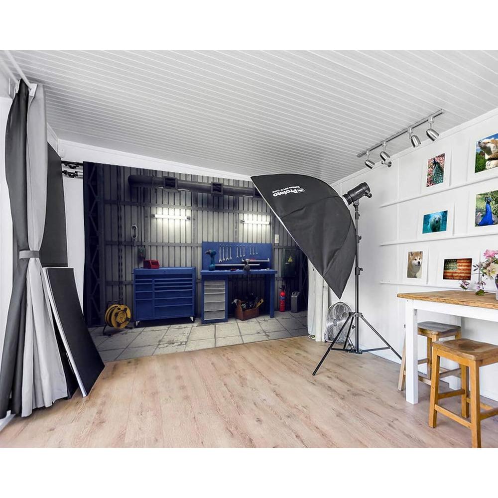thinkstar 7X5Ft Warehouse Background For Photography Garage Backdrop ...