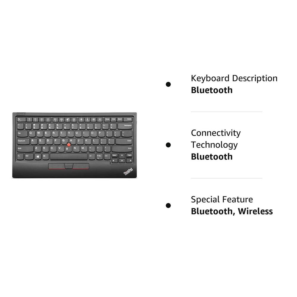 Lenovo ThinkPad TrackPoint Keyboard II - Bluetooth or Wireless - us ...