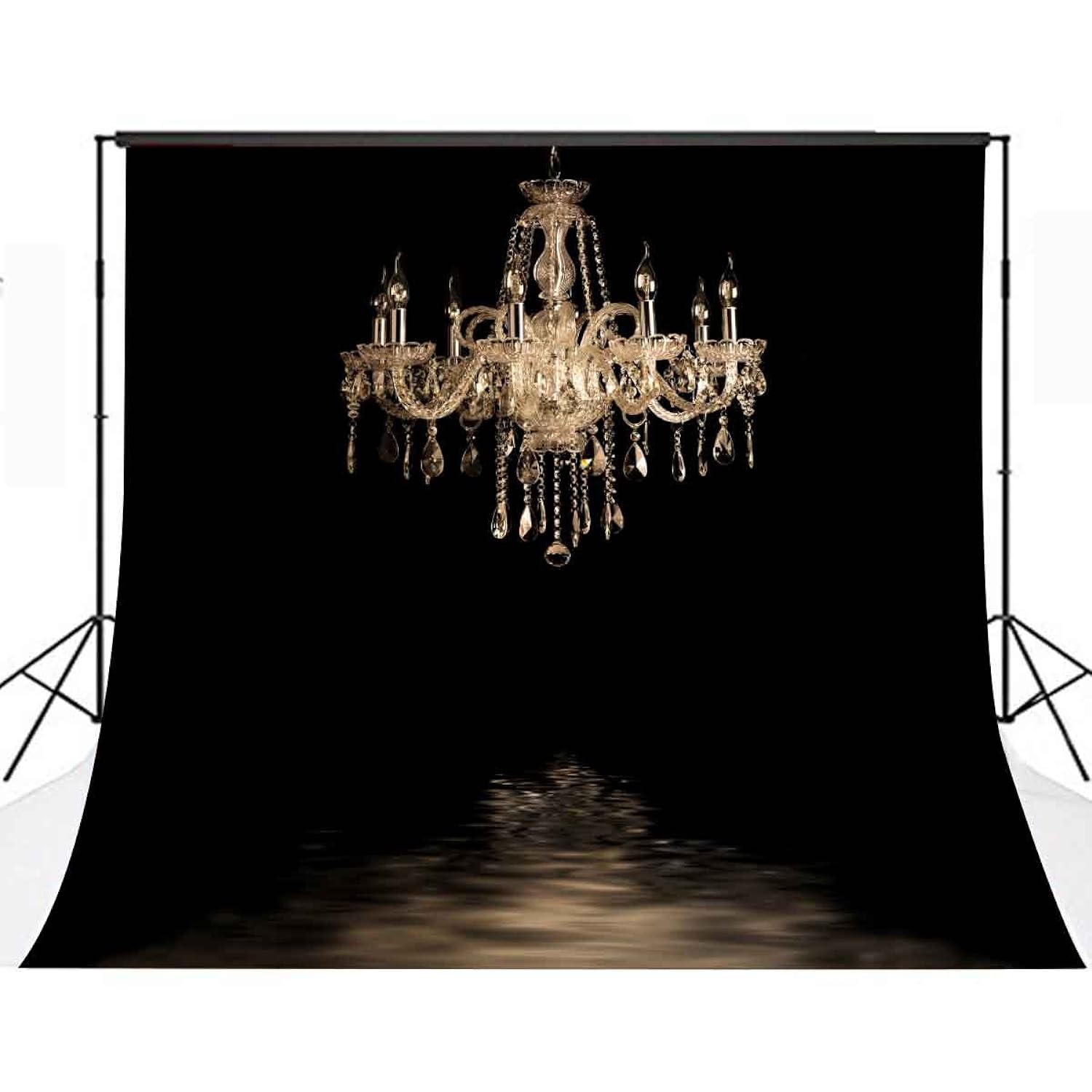 thinkstar 10×10 Ft Chandelier Theme Photography Photography Background Cloth Backdrop Studio Props Photography