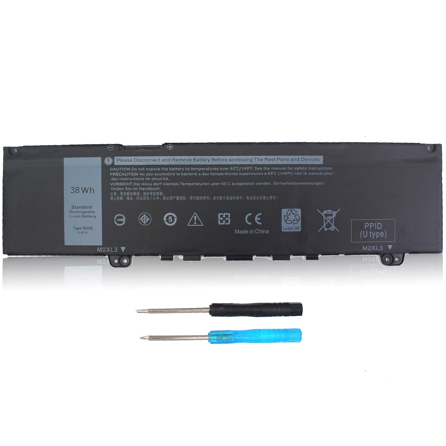 thinkstar Laptop Battery Replacement For Dell Inspiron 13 7373 I7373 7370 7380 5370 7386 P83G P83G001 P83G002 P87G P87G001 Vostro 13 53…