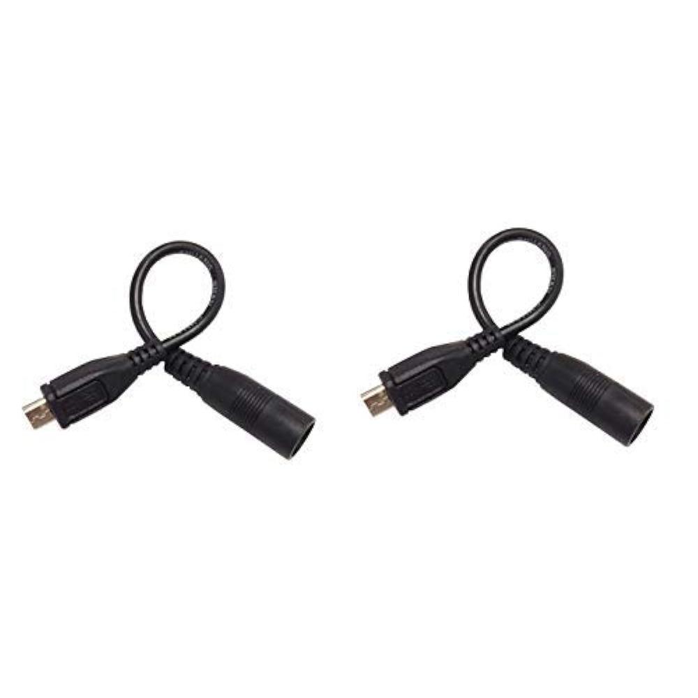 thinkstar Traodin Micro Usb To Dc Power Cable, 2Pcs Dc5.5X2.1Mm Female To Micro Usb Male 5V Dc Power Supply Charging Cables Connector F…