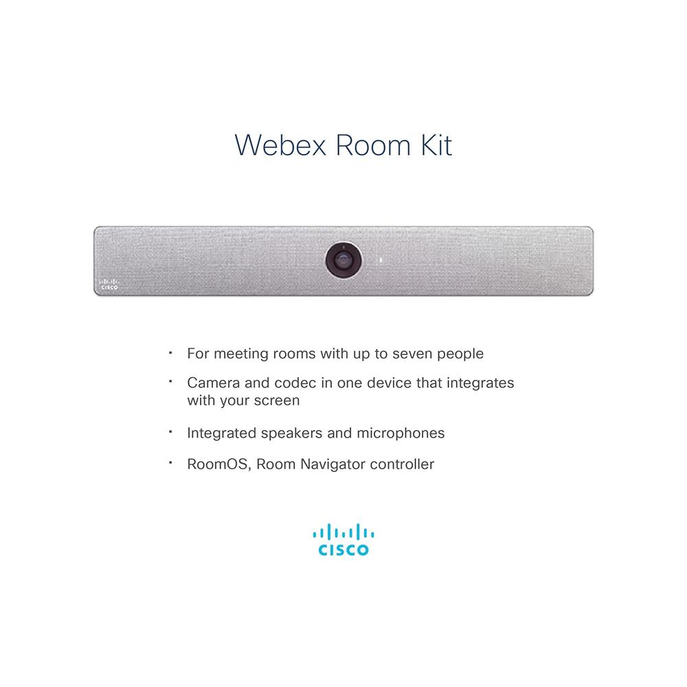 thinkstar Webex Room Kit With Touch 10, All-In-One Video Conferencing Solution With 1080P Video Camera, Integrated Microphone, And Spea…