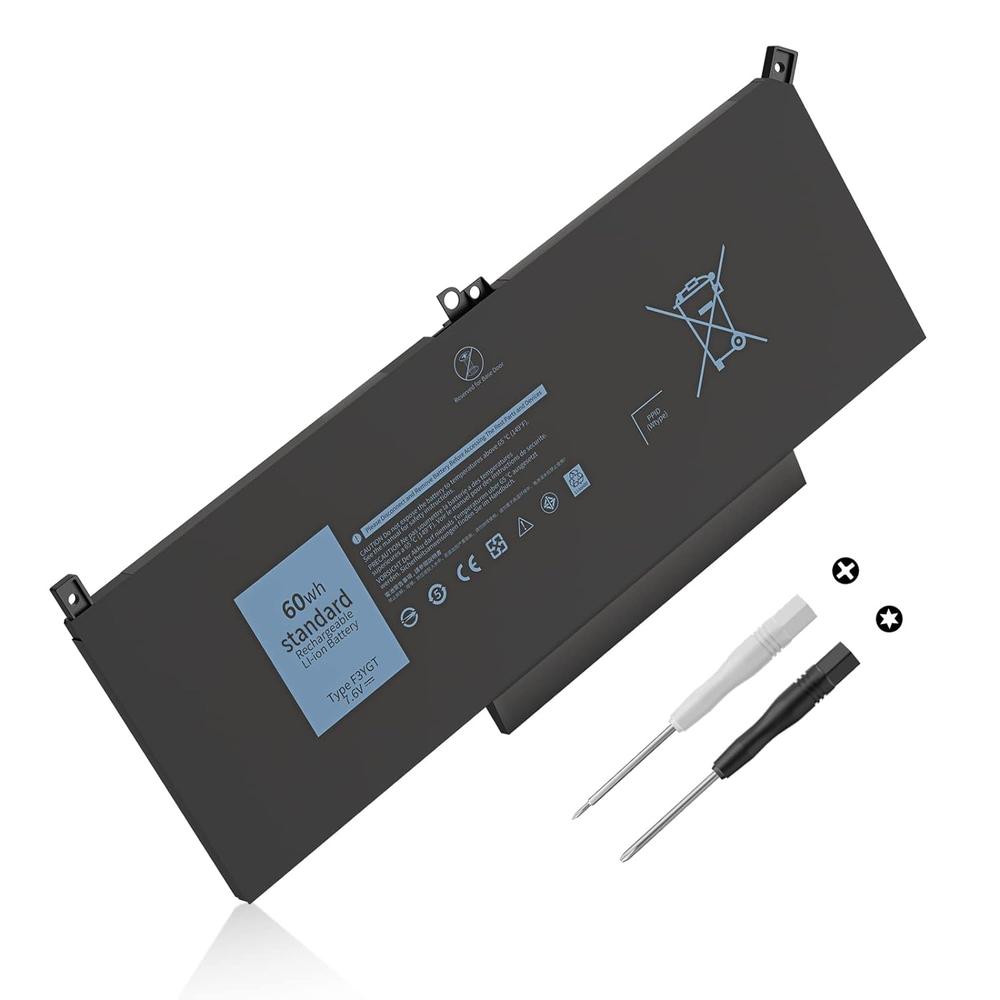 thinkstar Replacement Battery For Dell Latitude 7480 7490 7280 7290 7380 7390 P73G002 P28S001 453-Bbcf 451-Bbye Kg7Vf Dm3Wc Dm6Wc - Lon…