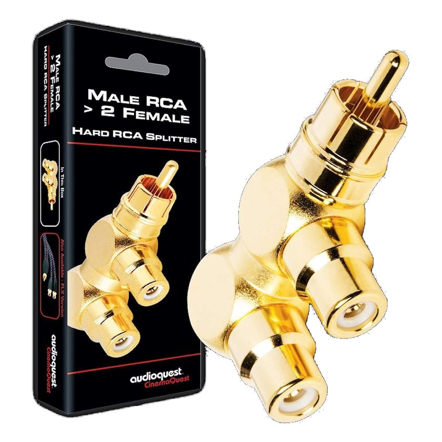 AudioQuest adapter - RCA male to two RCA female - hard assembly