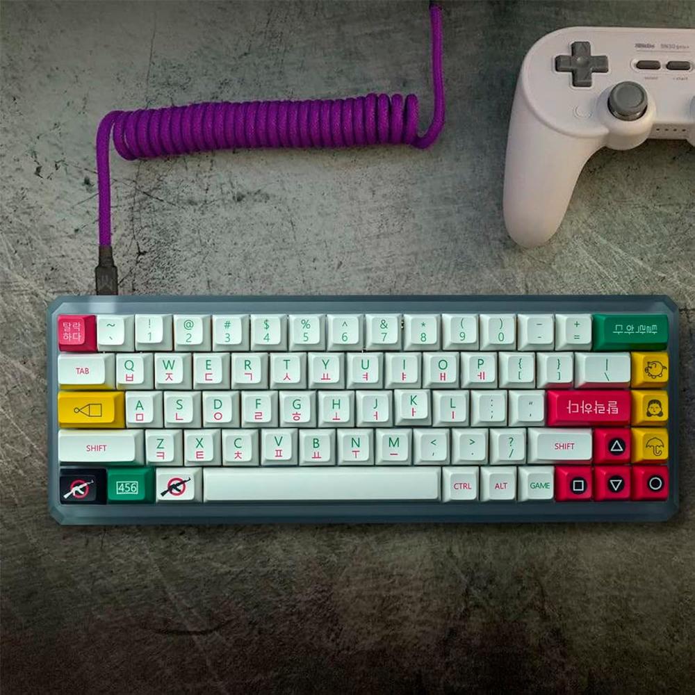 thinkstar Korean Keycaps,Pbt Xda Profile Keycap For Mx Switches Mechanical Keyboard&Optical Keyboard