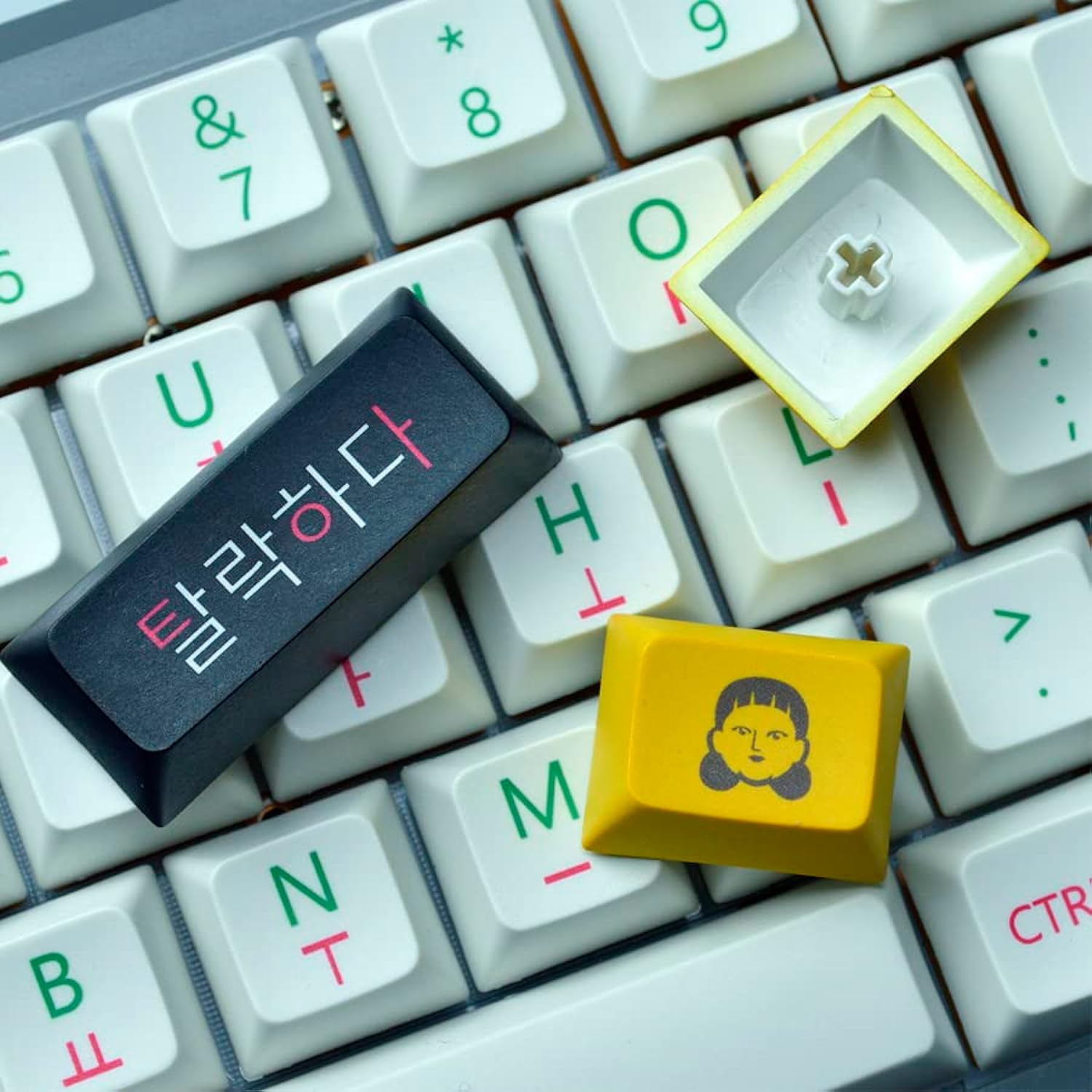 thinkstar Korean Keycaps,Pbt Xda Profile Keycap For Mx Switches Mechanical Keyboard&Optical Keyboard