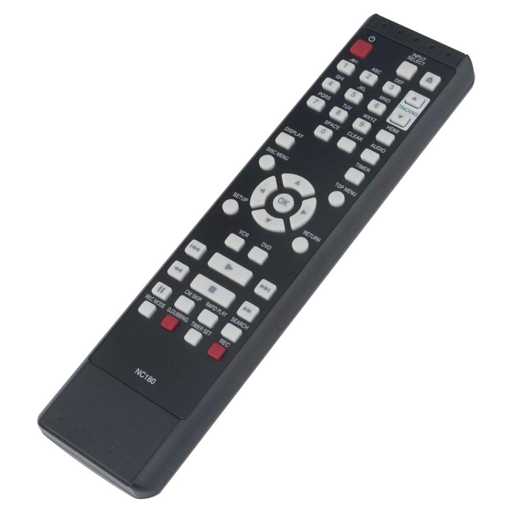 thinkstar Nc180Uh Nc180 Replace Remote Control Fit For Funai Dvd Vcr Combo Recorder Dvdr Zv427Fx4 Zv427Fx4A Zv42Fx4A Zv427Fx4 A