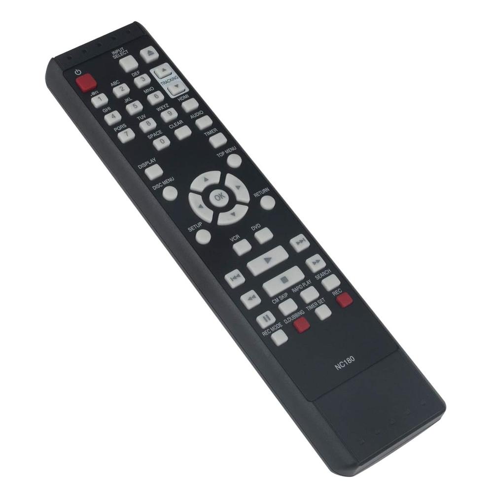 thinkstar Nc180Uh Nc180 Replace Remote Control Fit For Funai Dvd Vcr Combo Recorder Dvdr Zv427Fx4 Zv427Fx4A Zv42Fx4A Zv427Fx4 A