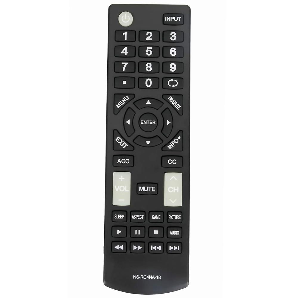 thinkstar Ns-Rc4Na-18 Replacement Remote Control Fit For Insignia Tv Ns-50D510Mx17 Ns-40D420Mx18 Ns-32D311Na17 Ns-32D311Mx17 Ns-39D310N…
