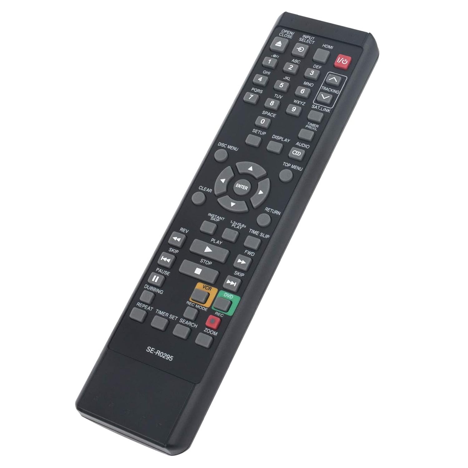 thinkstar Se-R0295 Ser0295 Replace Remote Control Fit For Toshiba Dvd Vcr Recorder D-Vr610Ku D-Kvr20U D-Kvr20Ku Dkvr60Ku Dvr620Ku D-Vr6…