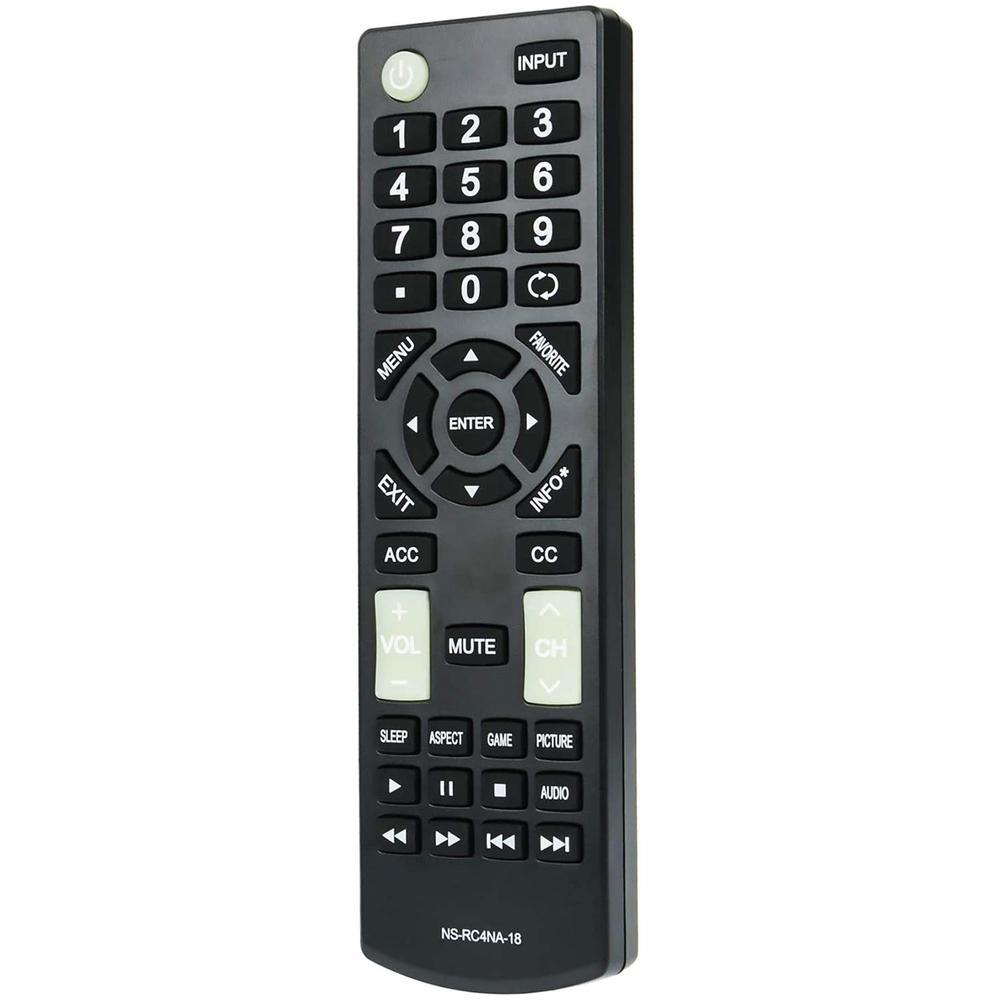 thinkstar New Ns-Rc4Na-18 Remote Control Fit For Insignia Lcd/Led Tv Ns-22D420Na18 Ns-32D220Na18 Ns-32D311Mx17 Ns-32D311Na17 Ns-40D420M…
