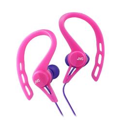 JVC Kenwood JVC HAECX20P Sports Clip Inner Ear Headphones, Pink