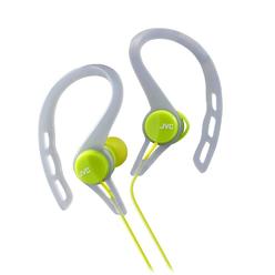 JVC Kenwood JVC HAECX20G Sports Clip Inner Ear Headphones, Green