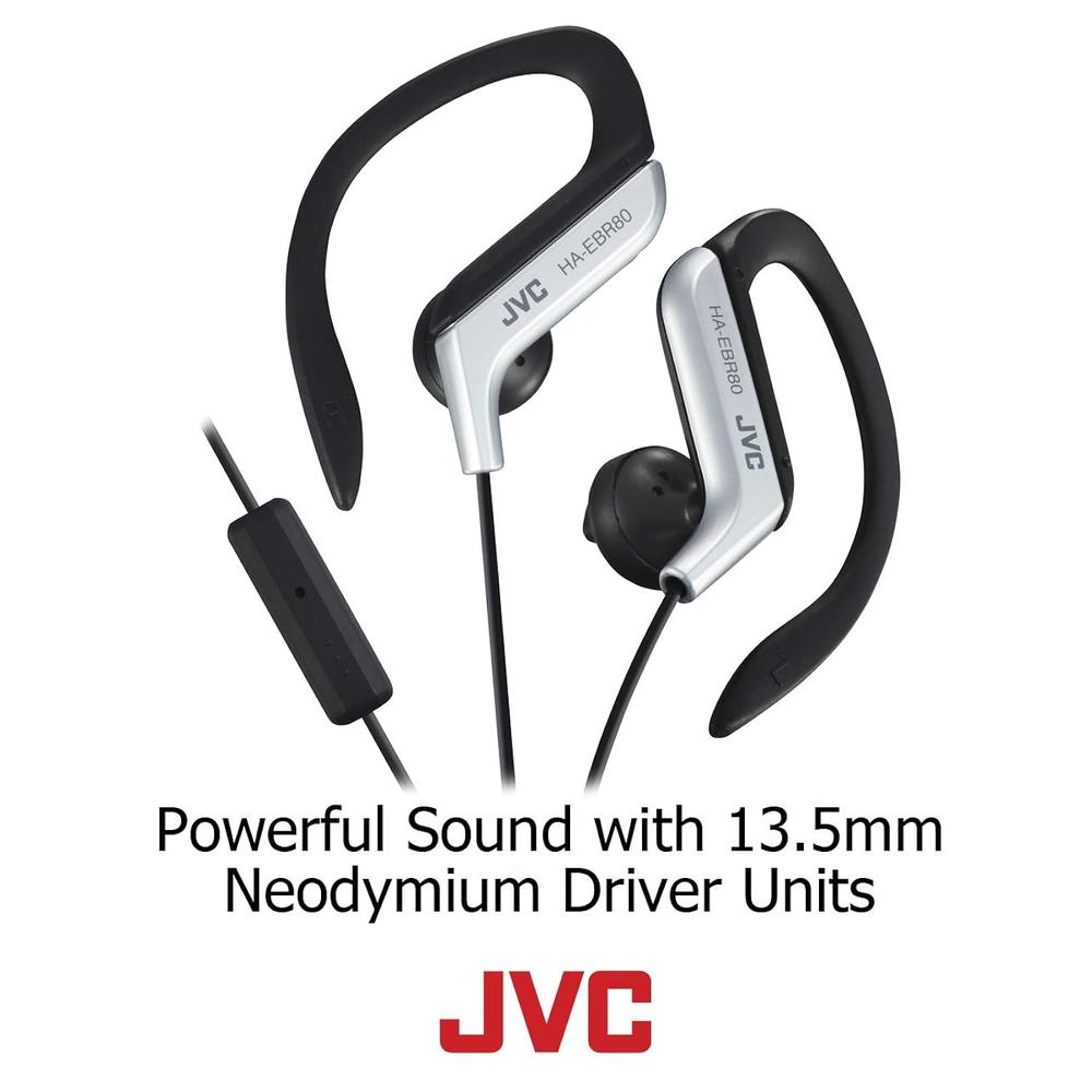 JVC Kenwood JVC HAEBR80A Sports Clip Headphones (Blue)