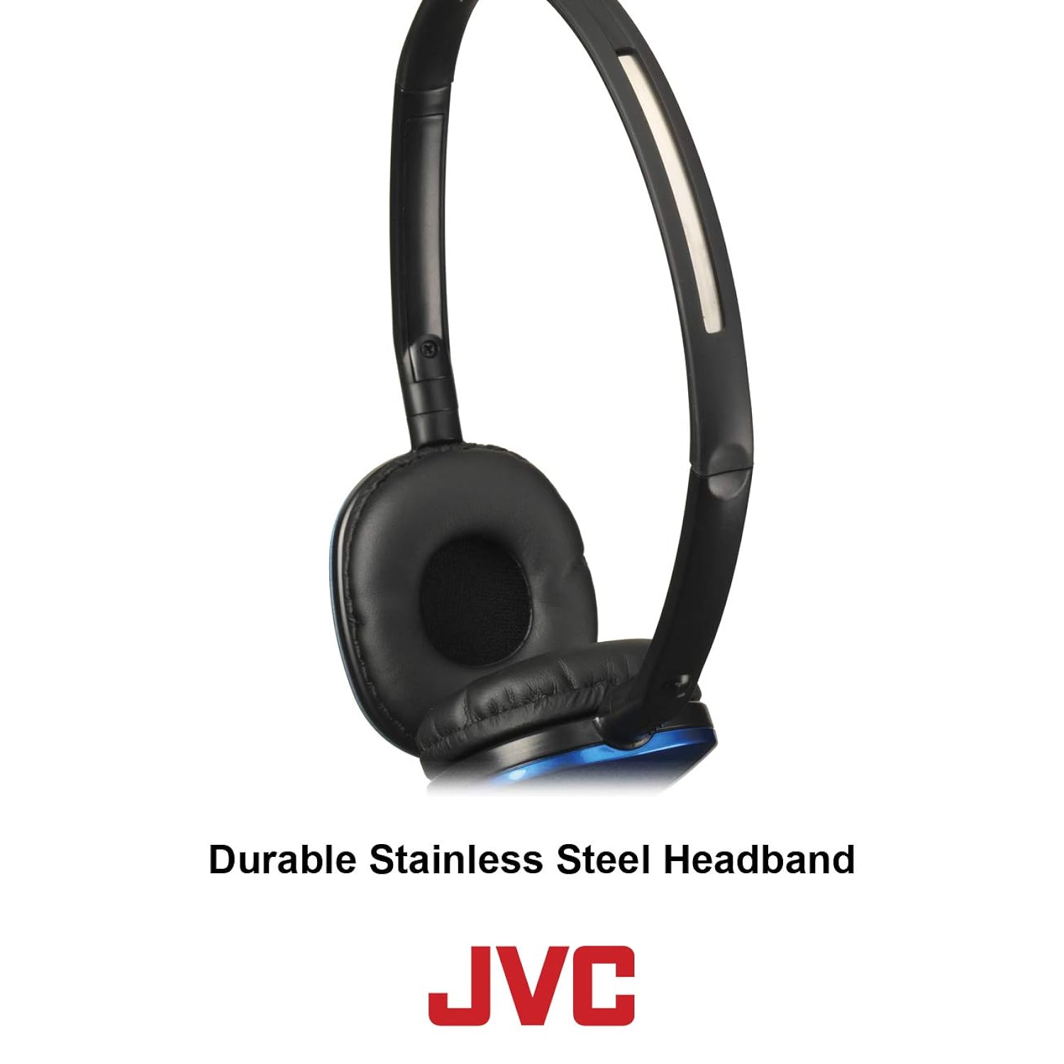 JVC Kenwood JVC Violet Flat and Foldable Colorful Flats On Ear Headphone with 3.94 foot Gold Plated Phone Slim Plug HAS160V