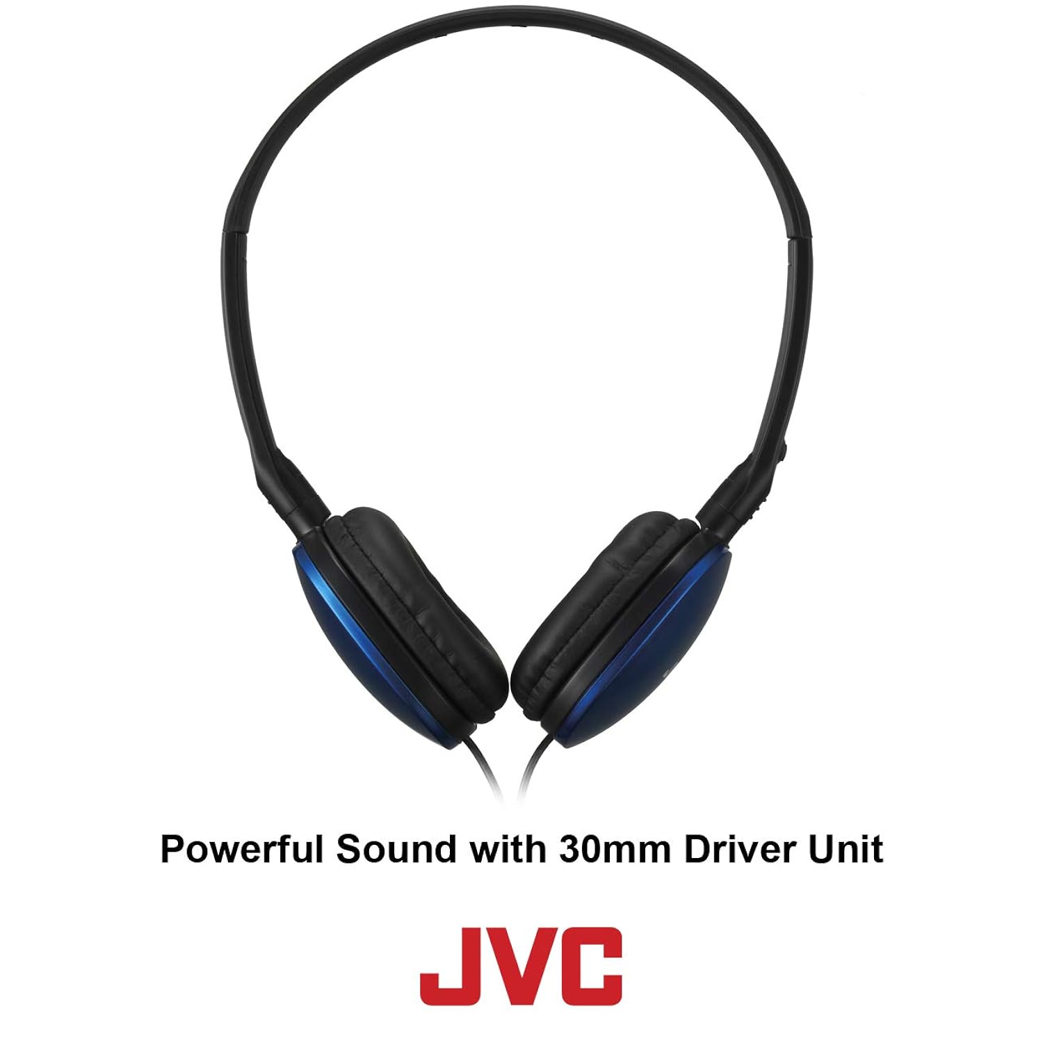 JVC Kenwood JVC Violet Flat and Foldable Colorful Flats On Ear Headphone with 3.94 foot Gold Plated Phone Slim Plug HAS160V