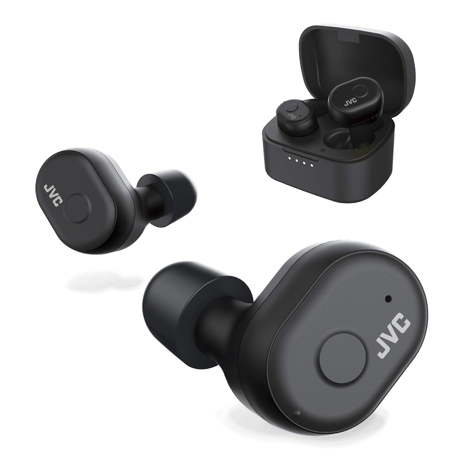 JVC Kenwood JVC Truly Wireless Earbuds Headphones, Bluetooth 5.0, Water Resistance(Ipx5), Long Battery Life (4+10 Hours), Secure and Comf…